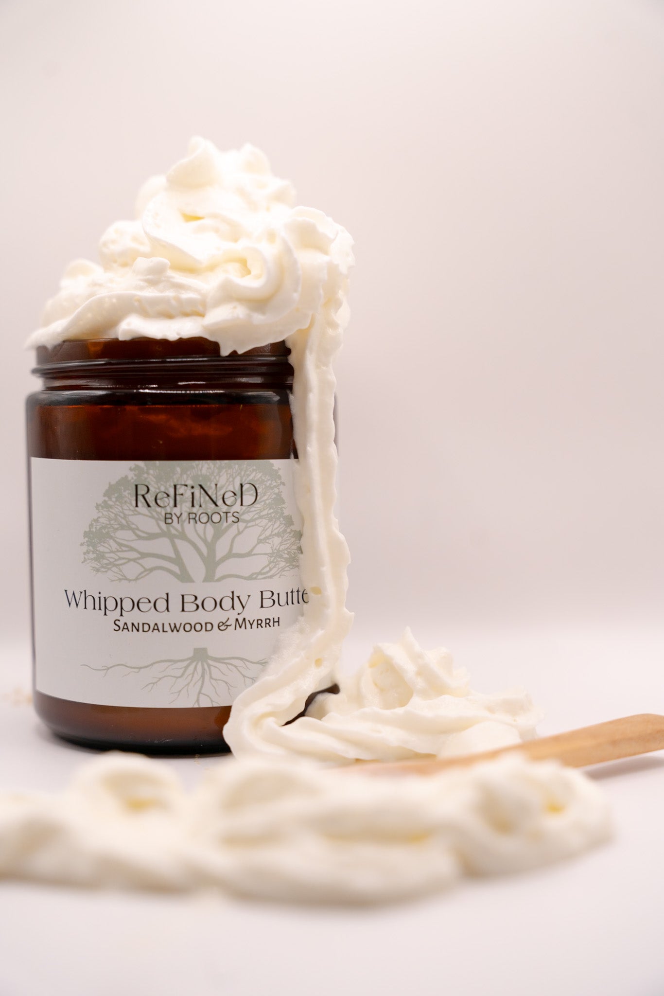 Whipped Body Butter: SANDALWOOD & MYRRH (8oz/110g)