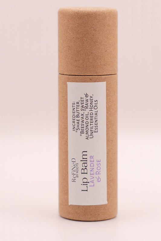Lip Balm: LAVENDER & ROSE (.25oz)