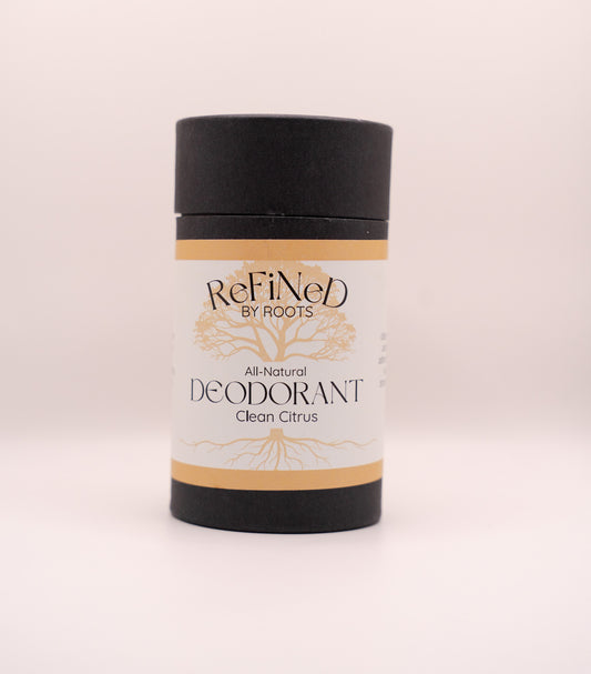 All-Natural Deodorant: CLEAN CITRUS (2.5oz/70g)