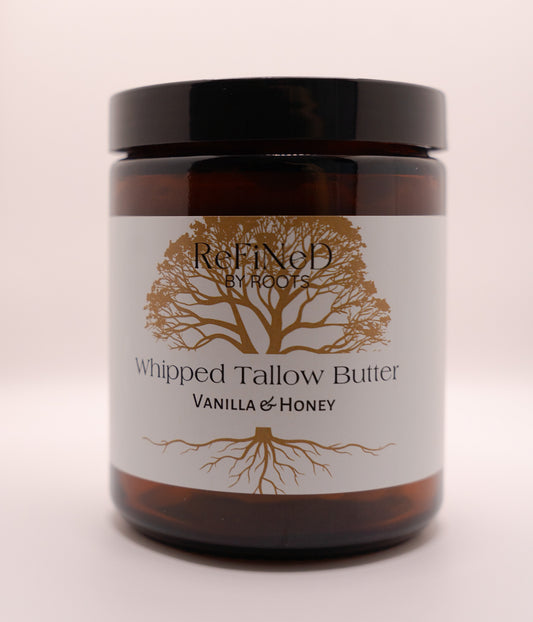 Whipped Tallow Butter: VANILLA & HONEY (8oz)