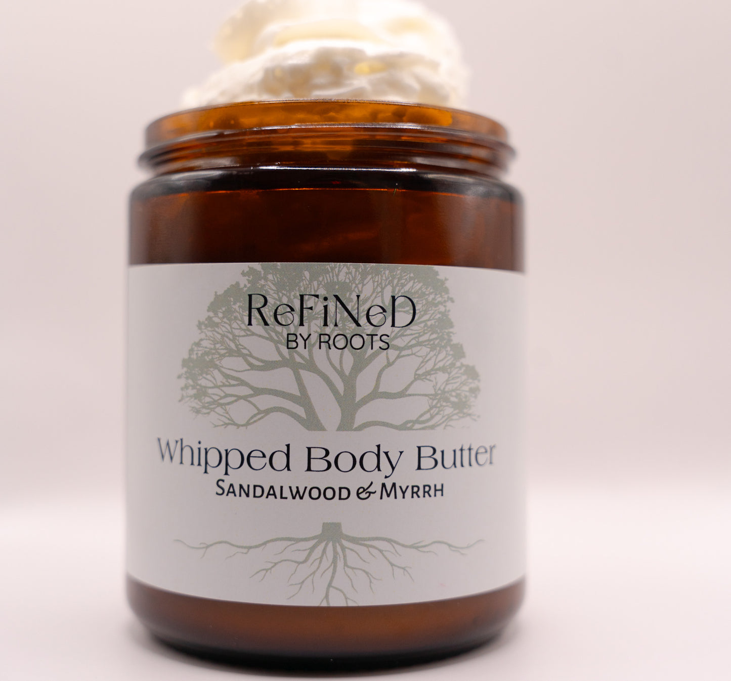 Whipped Body Butter: SANDALWOOD & MYRRH (8oz/110g)