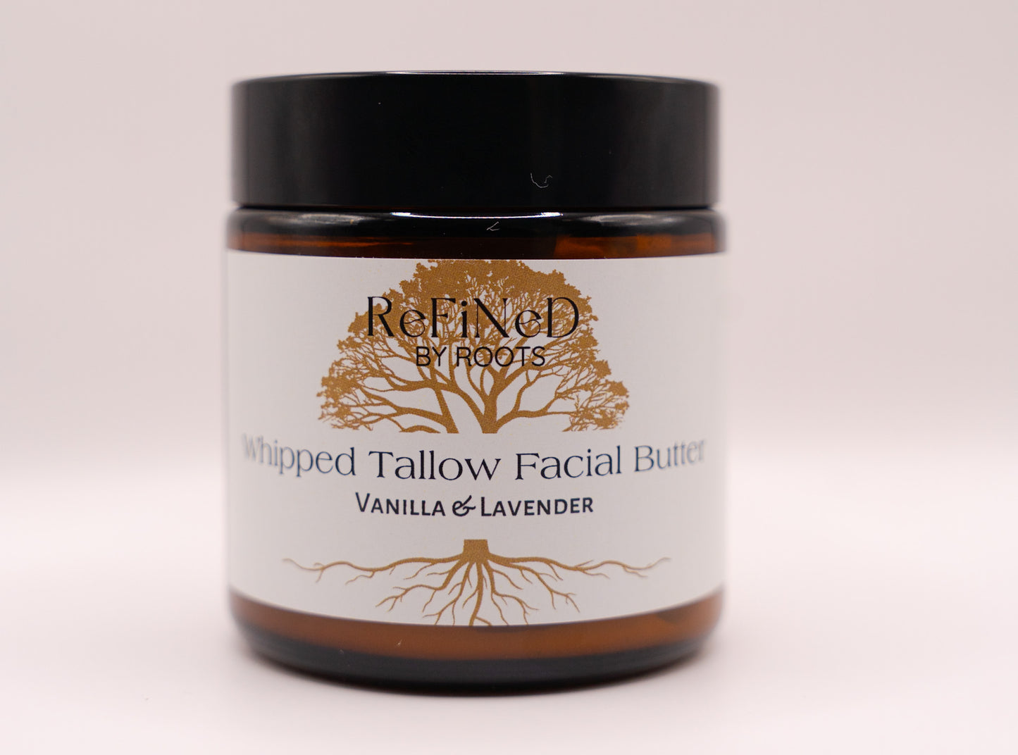Whipped Tallow Facial Butter: LAVENDER & VANILLA (4oz/82g)