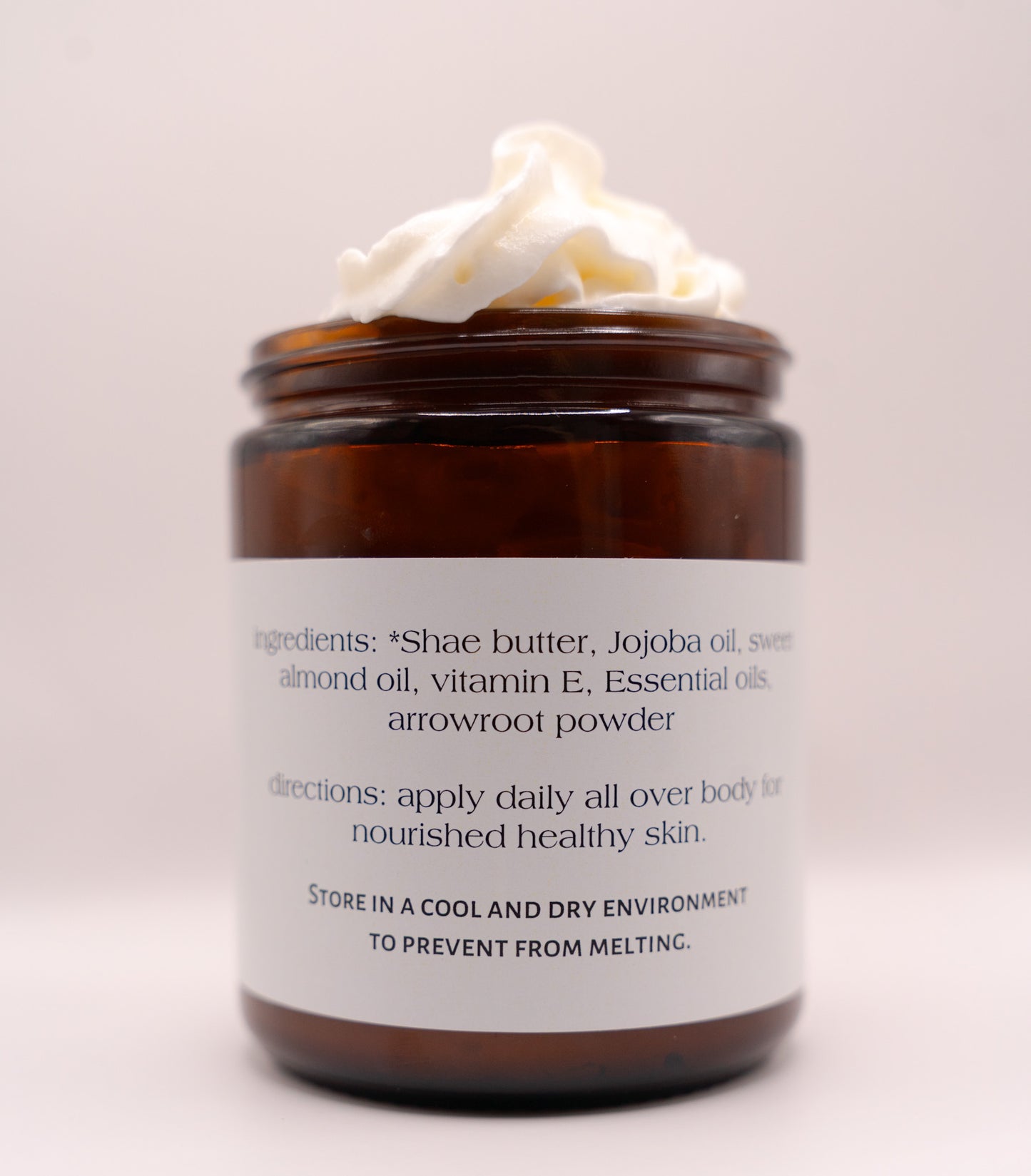 Whipped Body Butter: SANDALWOOD & MYRRH (8oz/110g)
