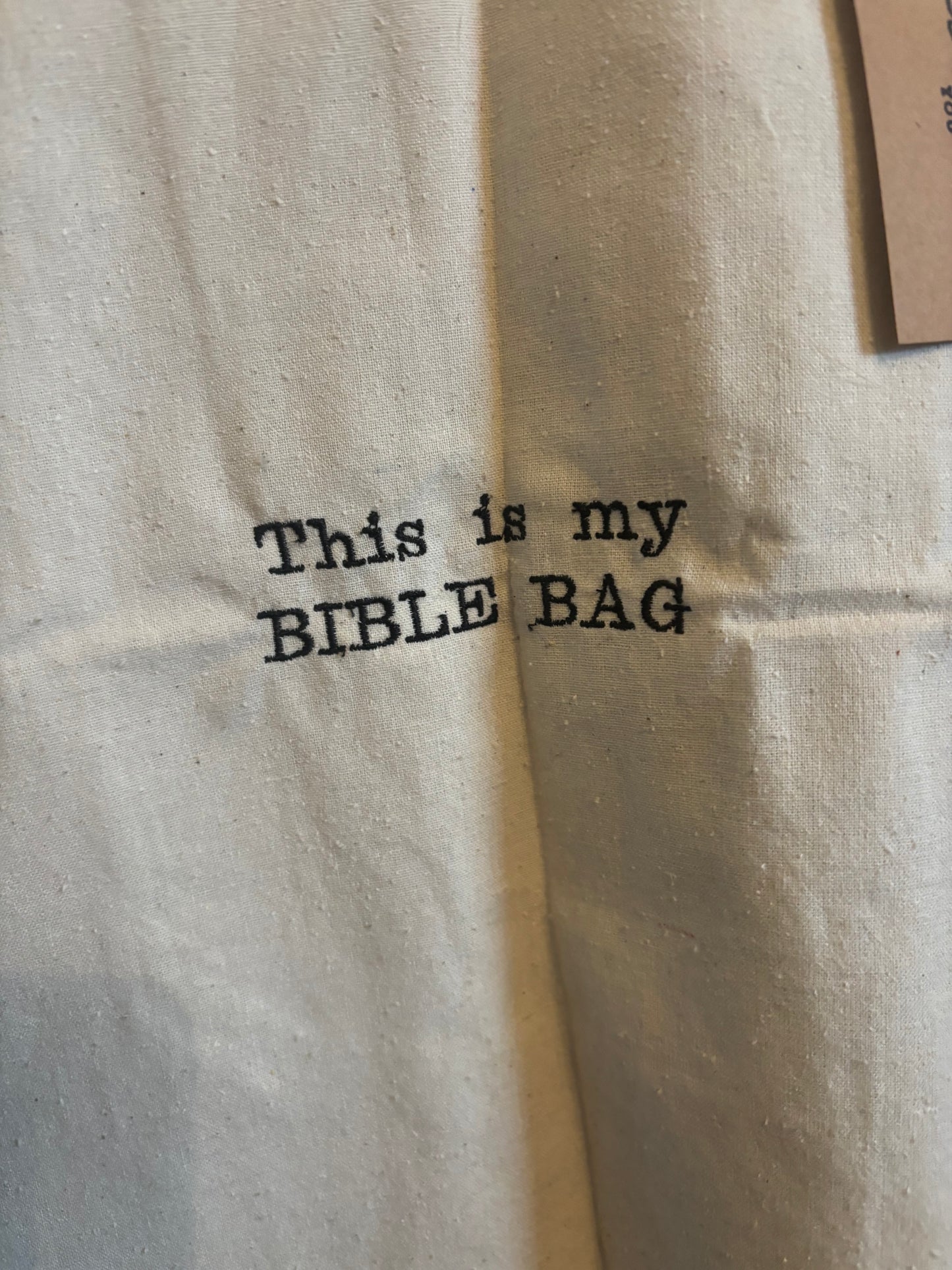 This Is My Bible Bag Canvas Tote