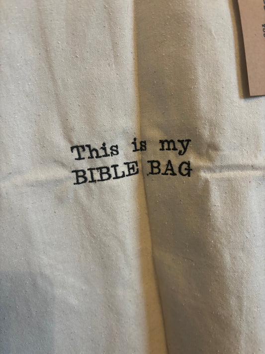 This Is My Bible Bag Canvas Tote
