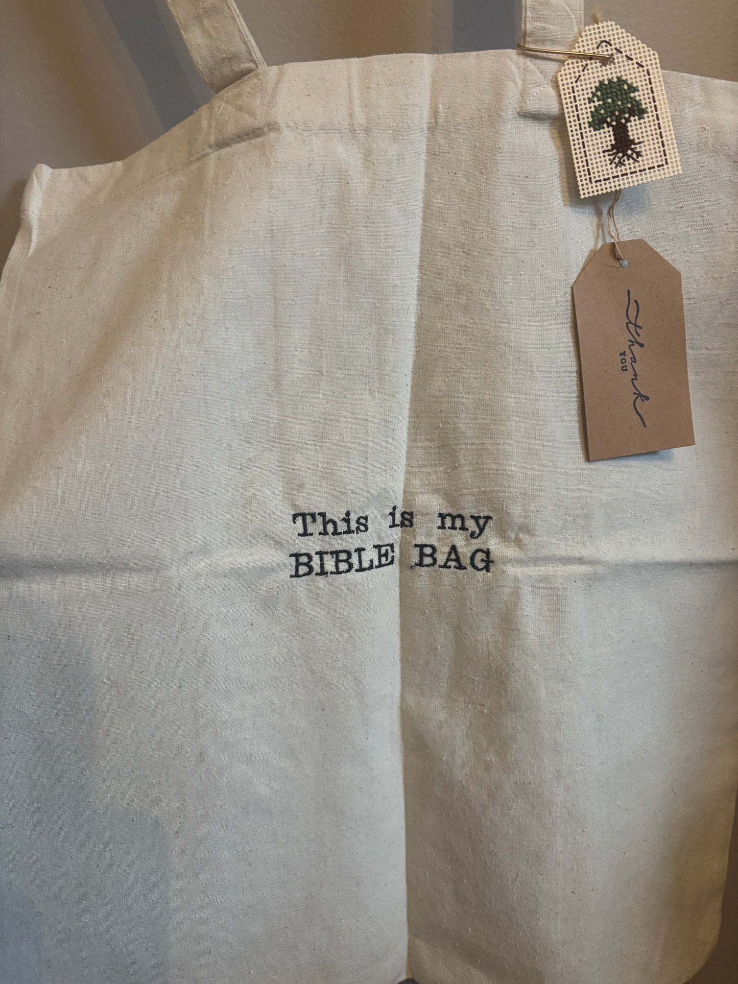 This Is My Bible Bag Canvas Tote