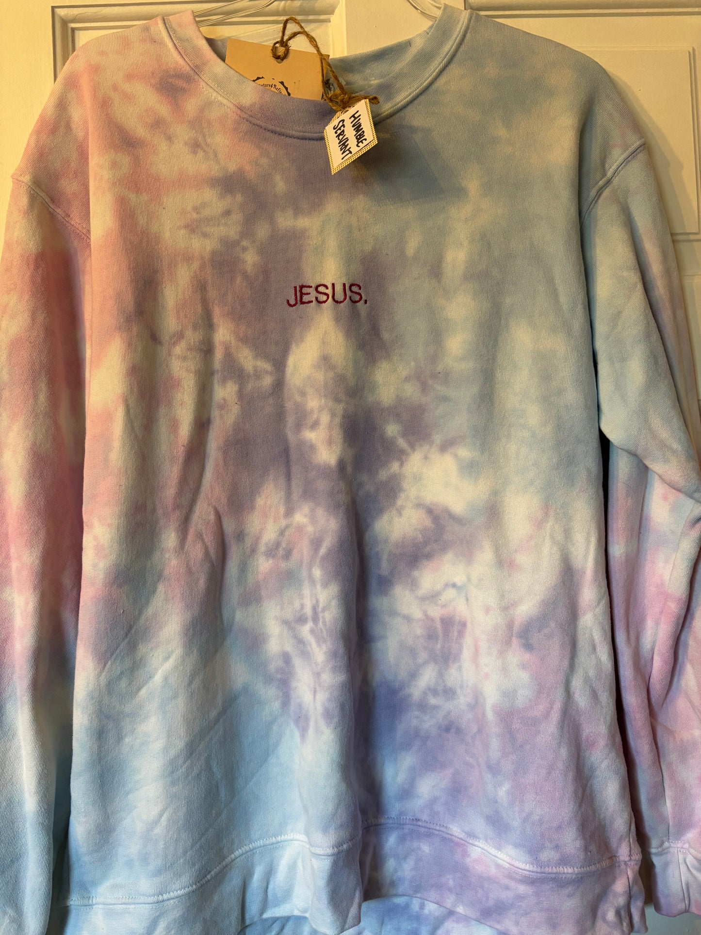 “Jesus.” Embroidered Crewneck