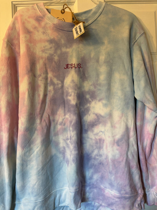 “Jesus.” Embroidered Crewneck